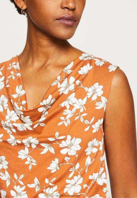 mulheres parte superior marrom/branco F4BZ0D435 Anna Field