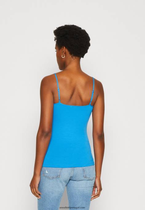 mulheres top azul F4BZ0D460 Anna Field