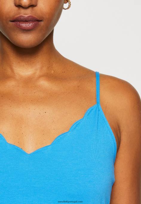 mulheres top azul F4BZ0D460 Anna Field