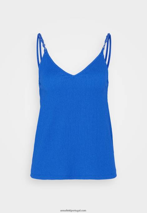 mulheres top azul F4BZ0D486 Anna Field