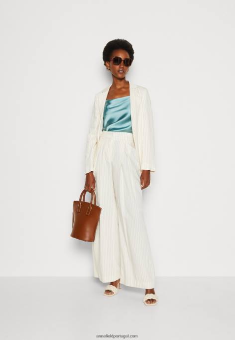 mulheres top azul claro F4BZ0D432 Anna Field