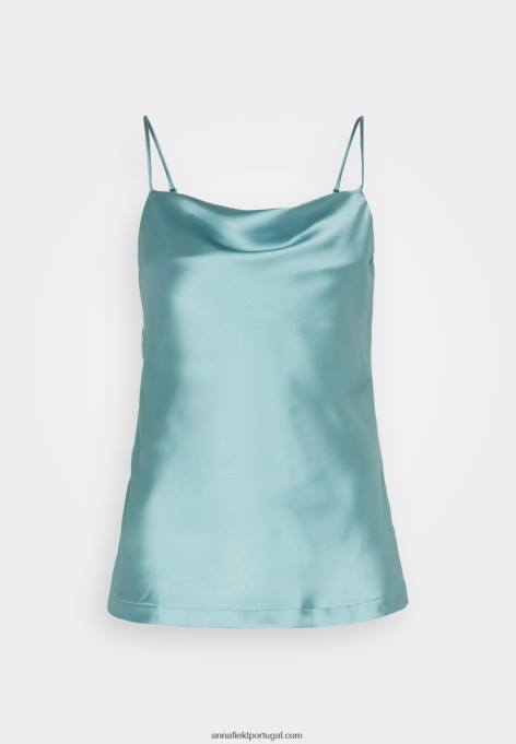 mulheres top azul claro F4BZ0D432 Anna Field