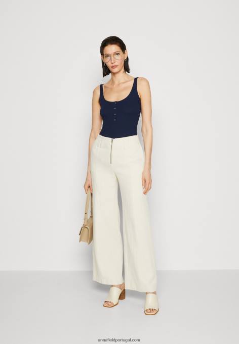 mulheres top azul escuro F4BZ0D451 Anna Field