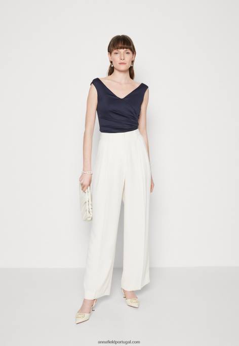 mulheres top azul escuro F4BZ0D478 Anna Field