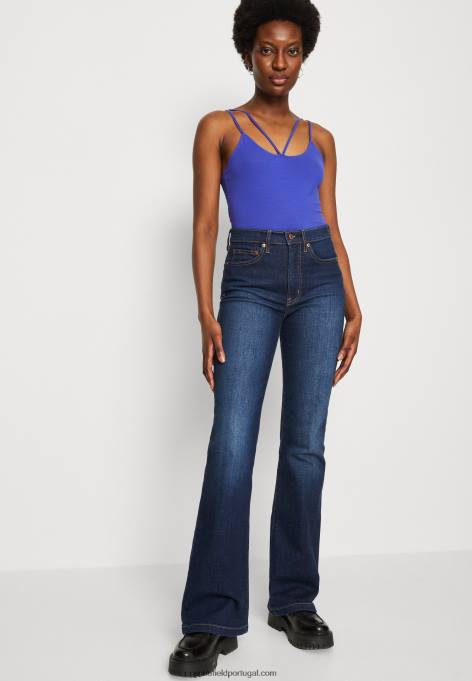 mulheres top azul escuro F4BZ0D501 Anna Field