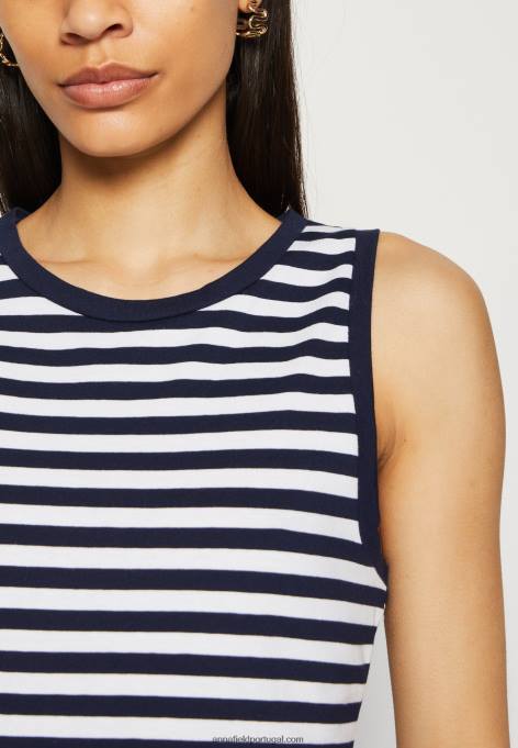 mulheres top azul escuro/branco F4BZ0D476 Anna Field