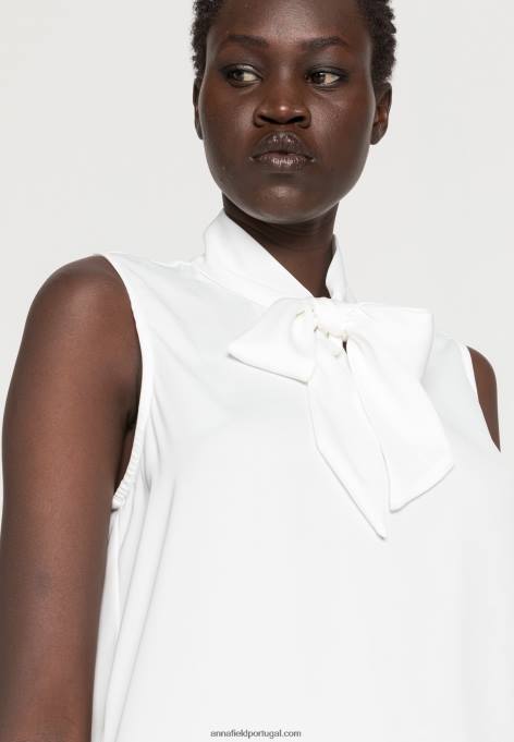 mulheres top branco F4BZ0D407 Anna Field