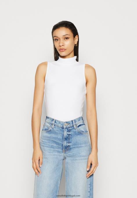 mulheres top branco F4BZ0D465 Anna Field