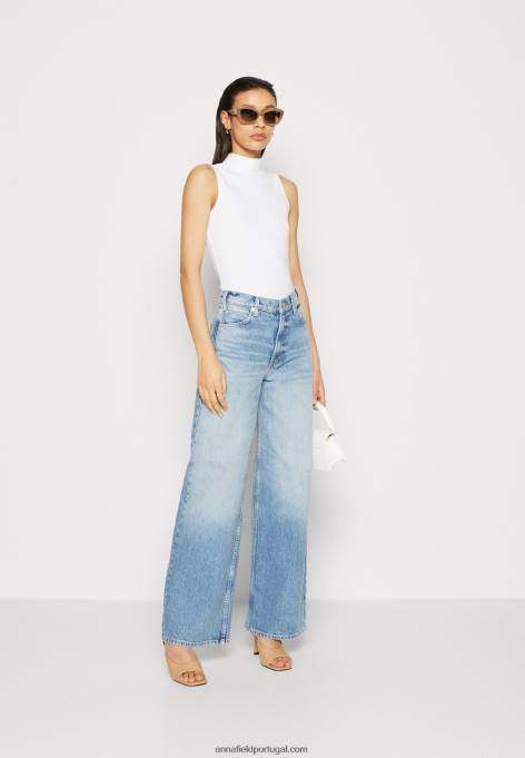 mulheres top branco F4BZ0D465 Anna Field