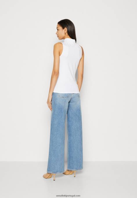 mulheres top branco F4BZ0D465 Anna Field