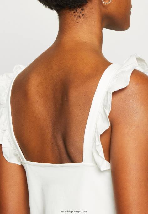 mulheres top branco F4BZ0D491 Anna Field