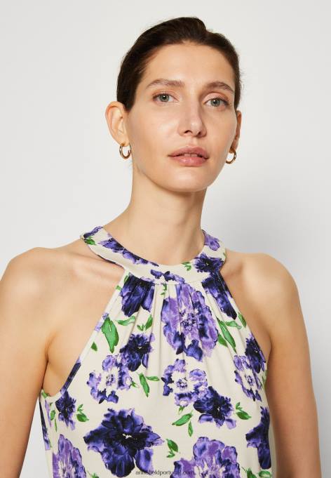 mulheres top branco/azul F4BZ0D422 Anna Field