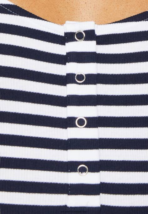 mulheres top branco/azul F4BZ0D467 Anna Field