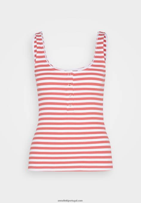 mulheres top branco/vermelho F4BZ0D418 Anna Field