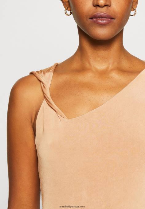 mulheres top castanho claro F4BZ0D509 Anna Field