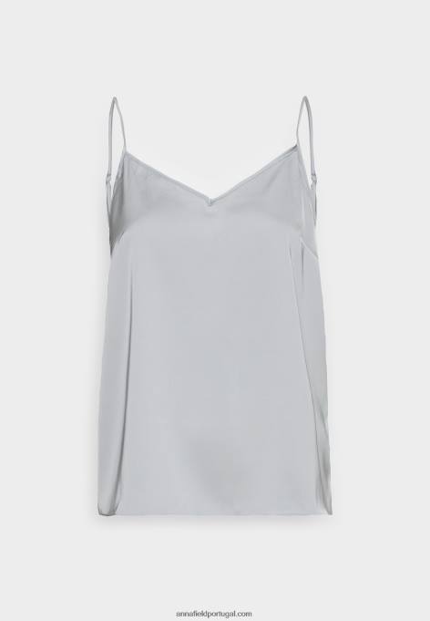 mulheres top cinza claro F4BZ0D440 Anna Field