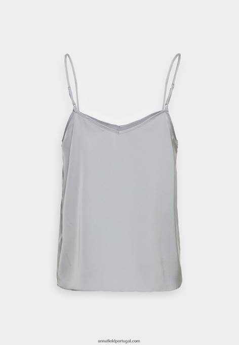 mulheres top cinza claro F4BZ0D440 Anna Field