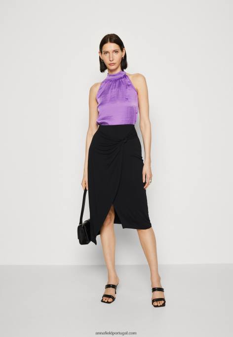 mulheres top lilás F4BZ0D416 Anna Field