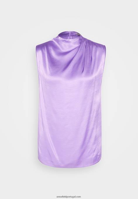 mulheres top lilás F4BZ0D469 Anna Field