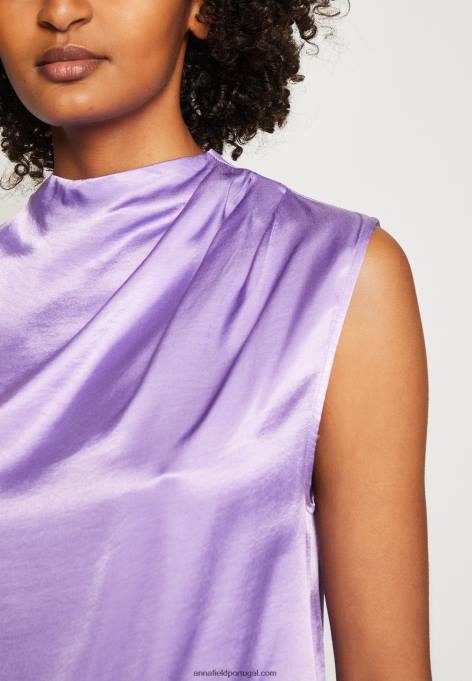 mulheres top lilás F4BZ0D469 Anna Field