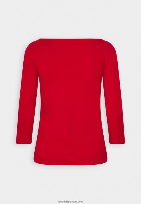 mulheres top manga longa vermelho escuro F4BZ0D555 Anna Field