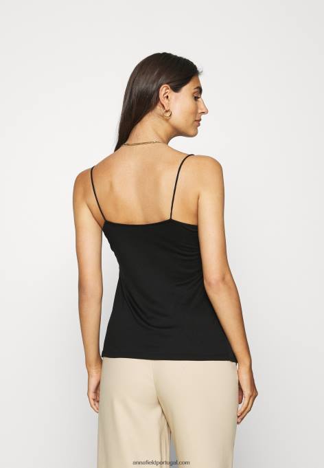 mulheres top preto F4BZ0D382 Anna Field