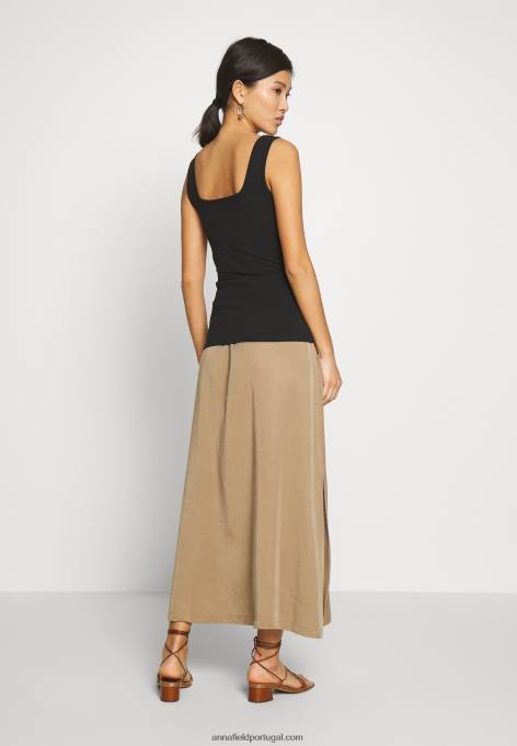 mulheres top preto F4BZ0D384 Anna Field