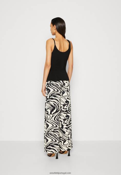 mulheres top preto F4BZ0D386 Anna Field