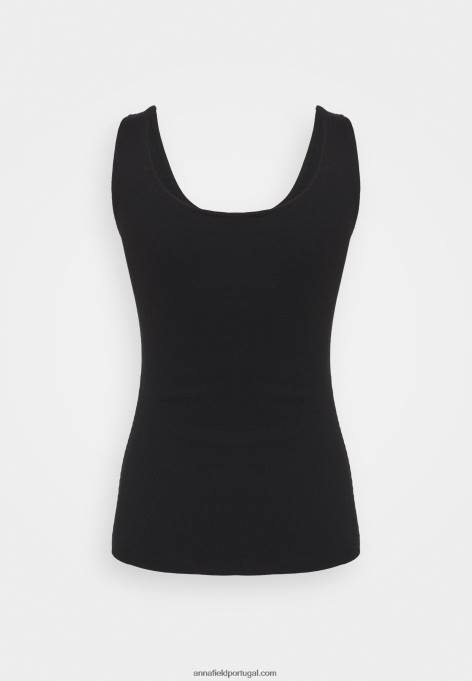 mulheres top preto F4BZ0D391 Anna Field