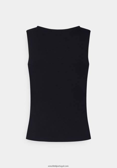 mulheres top preto F4BZ0D398 Anna Field