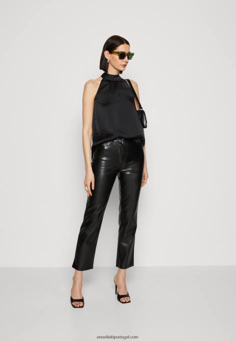 mulheres top preto F4BZ0D403 Anna Field