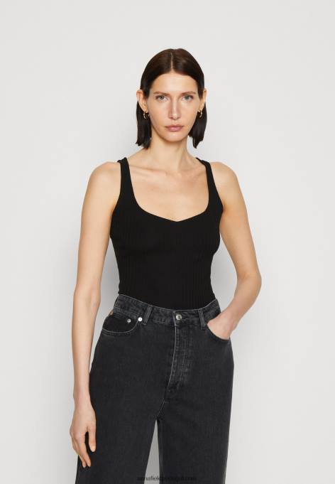 mulheres top preto F4BZ0D406 Anna Field