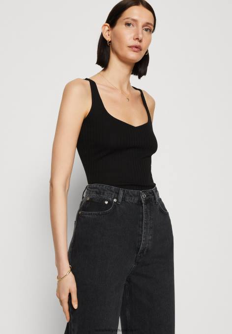 mulheres top preto F4BZ0D406 Anna Field