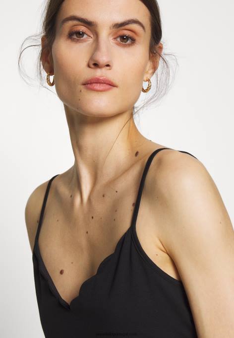 mulheres top preto F4BZ0D415 Anna Field