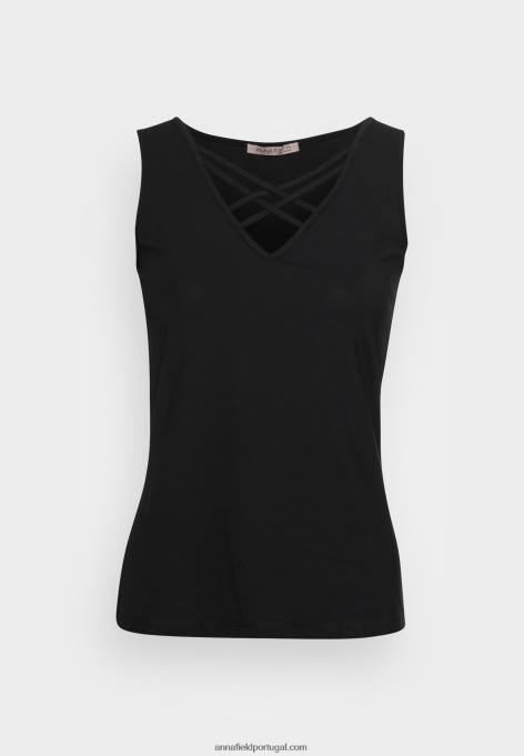 mulheres top preto F4BZ0D423 Anna Field