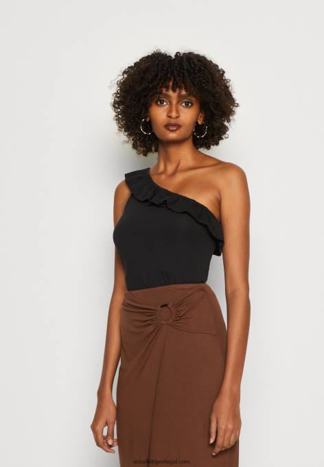 mulheres top preto F4BZ0D430 Anna Field