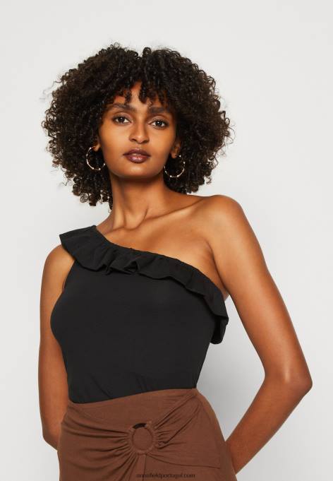 mulheres top preto F4BZ0D430 Anna Field