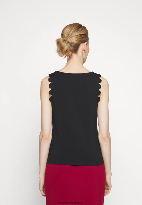 mulheres top preto F4BZ0D439 Anna Field