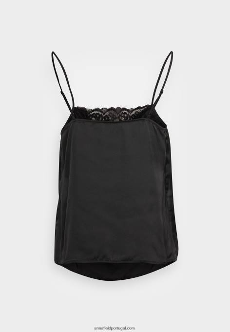 mulheres top preto F4BZ0D447 Anna Field