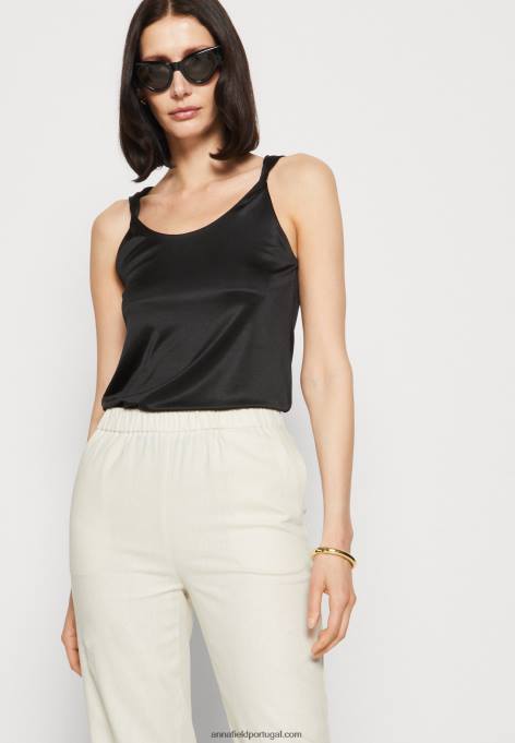mulheres top preto F4BZ0D453 Anna Field