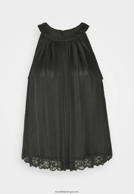 mulheres top preto F4BZ0D457 Anna Field