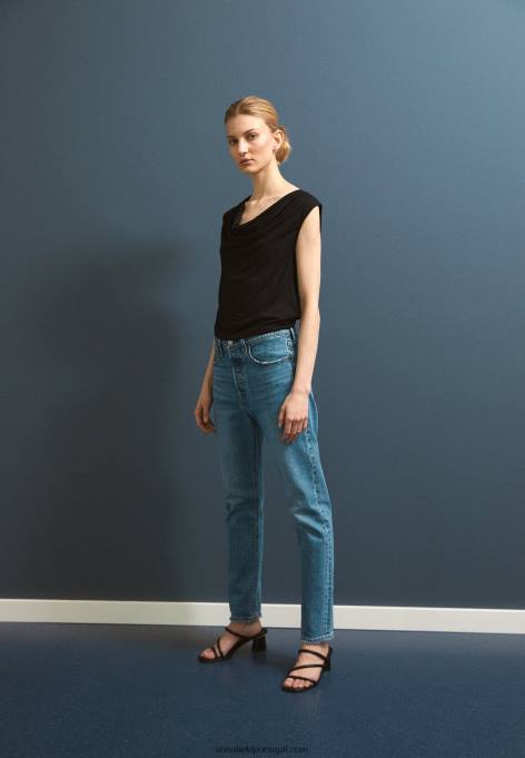 mulheres top preto F4BZ0D459 Anna Field