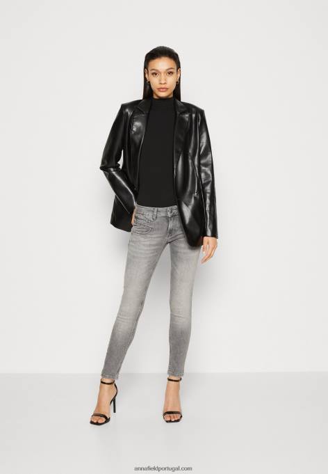 mulheres top preto F4BZ0D466 Anna Field