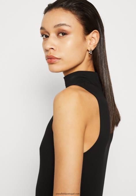 mulheres top preto F4BZ0D466 Anna Field