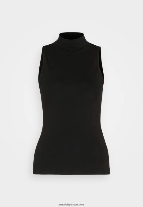 mulheres top preto F4BZ0D466 Anna Field