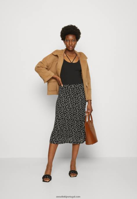 mulheres top preto F4BZ0D494 Anna Field