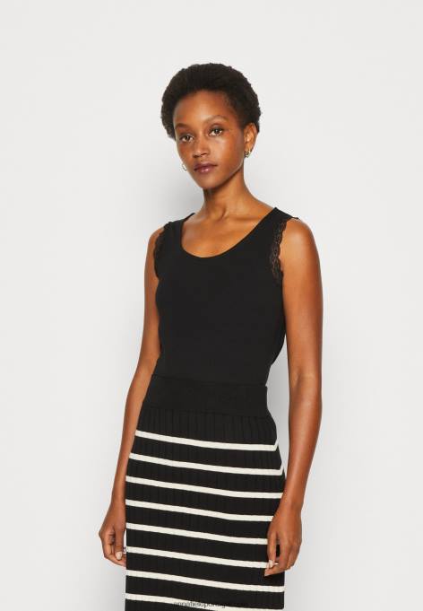 mulheres top preto F4BZ0D496 Anna Field