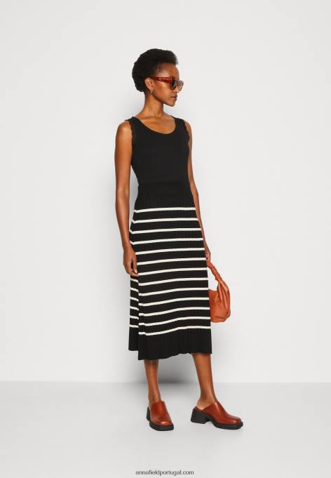 mulheres top preto F4BZ0D496 Anna Field