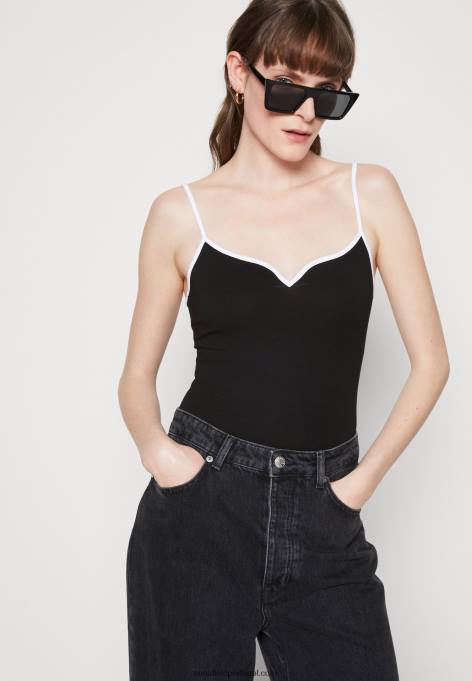 mulheres top preto F4BZ0D503 Anna Field