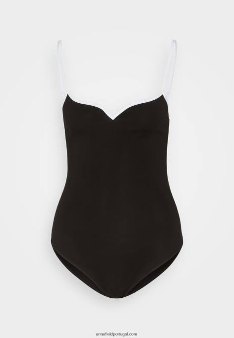 mulheres top preto F4BZ0D503 Anna Field